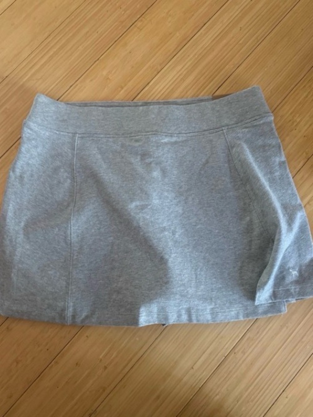 PINK Victoria's Secret Light Gray Mini Skirt